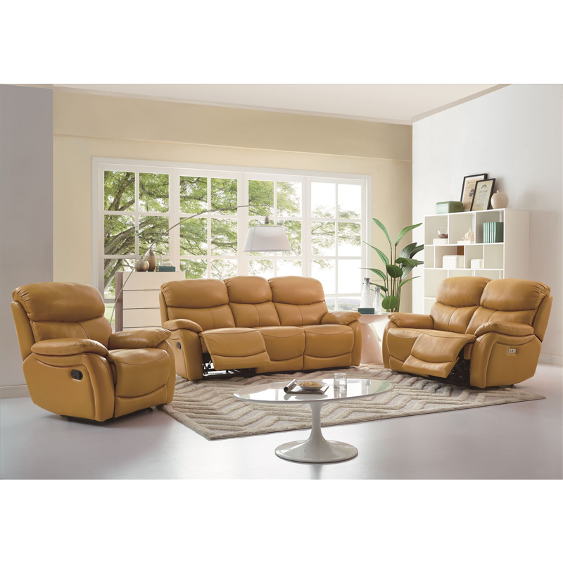 Leather recliner sofa Living room  Recliner sofa set 3+2+1