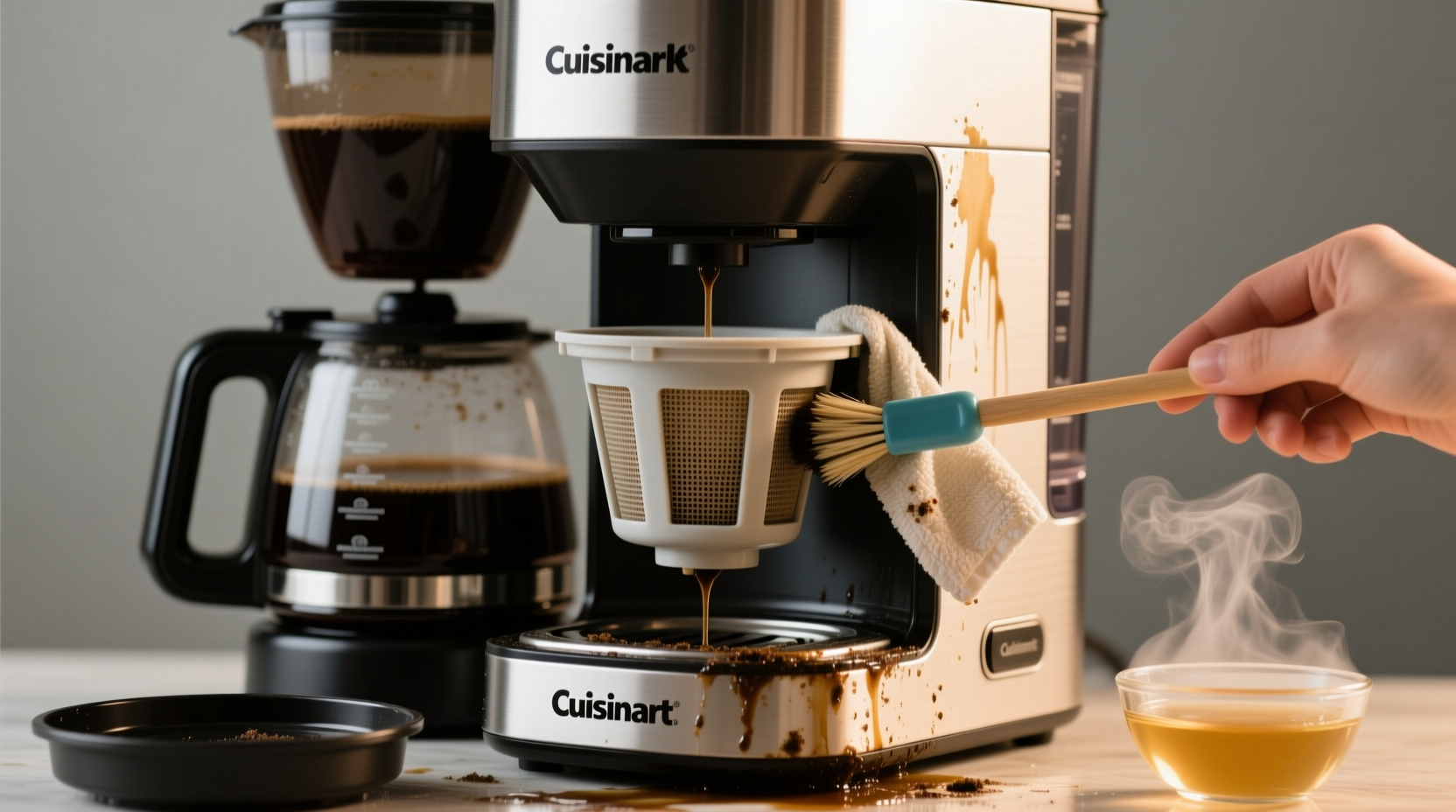 how to clean a cuisinart coffee maker