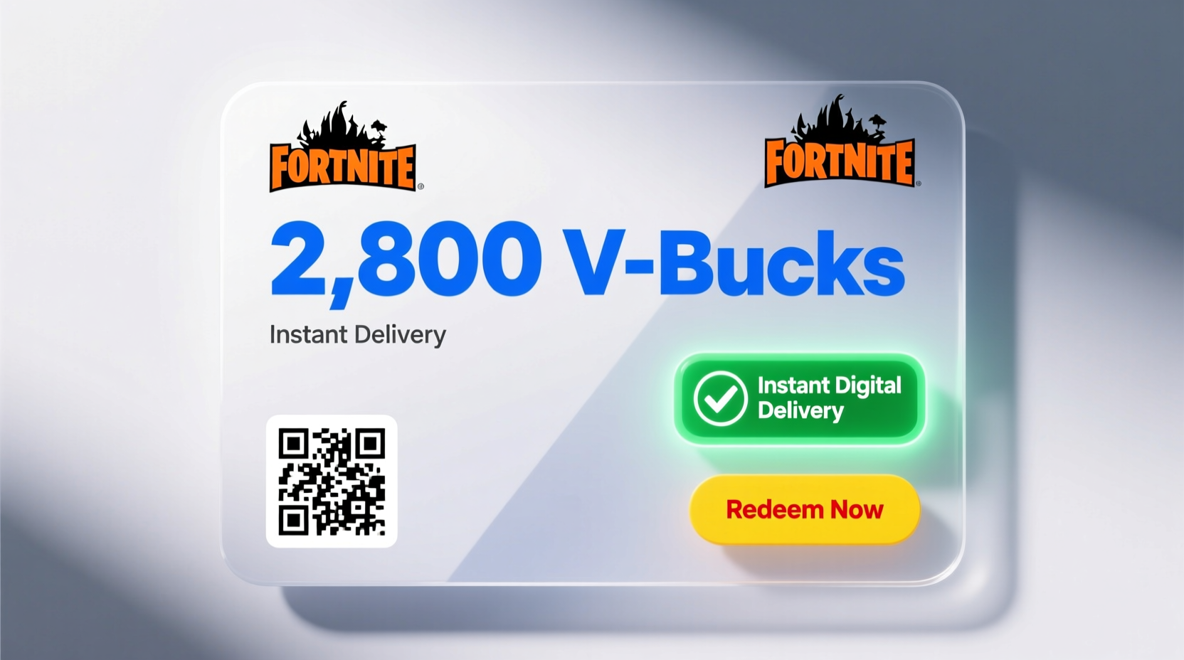 buy 2800 fortnite v bucks gift card instant digital delivery