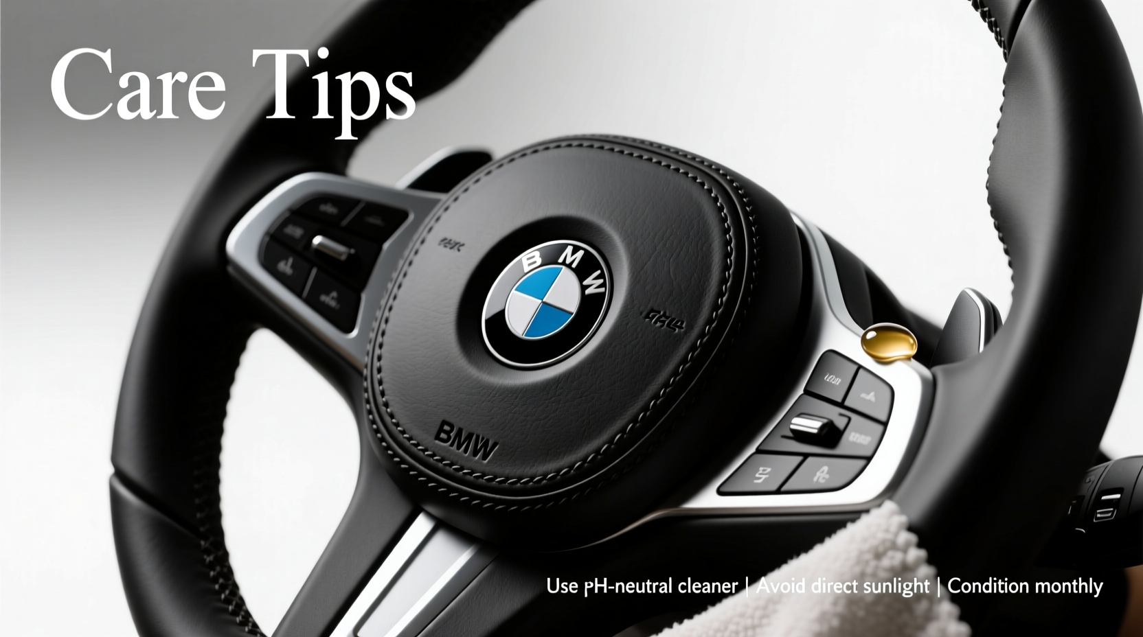 BMW 5 Series Leather Steering Wheel Care Guide