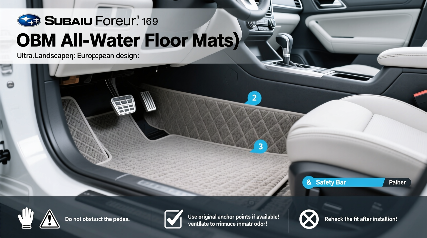 2016 Subaru Forester OEM All Weather Floor Mats Buying Guide