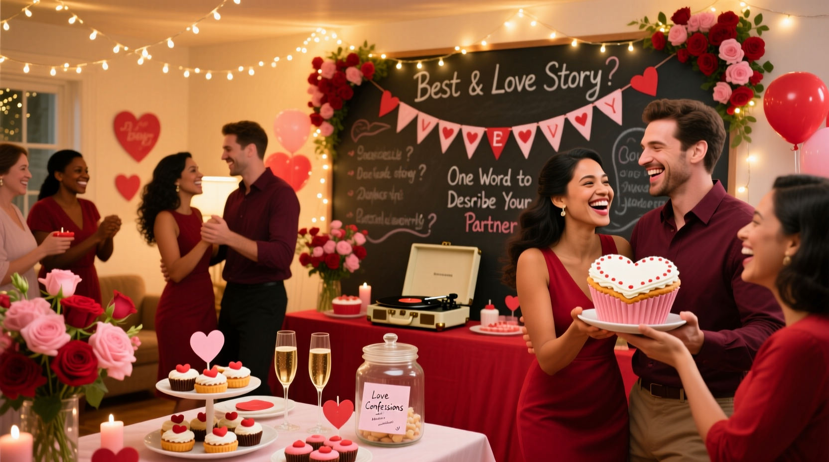 what to do at a valentines day party