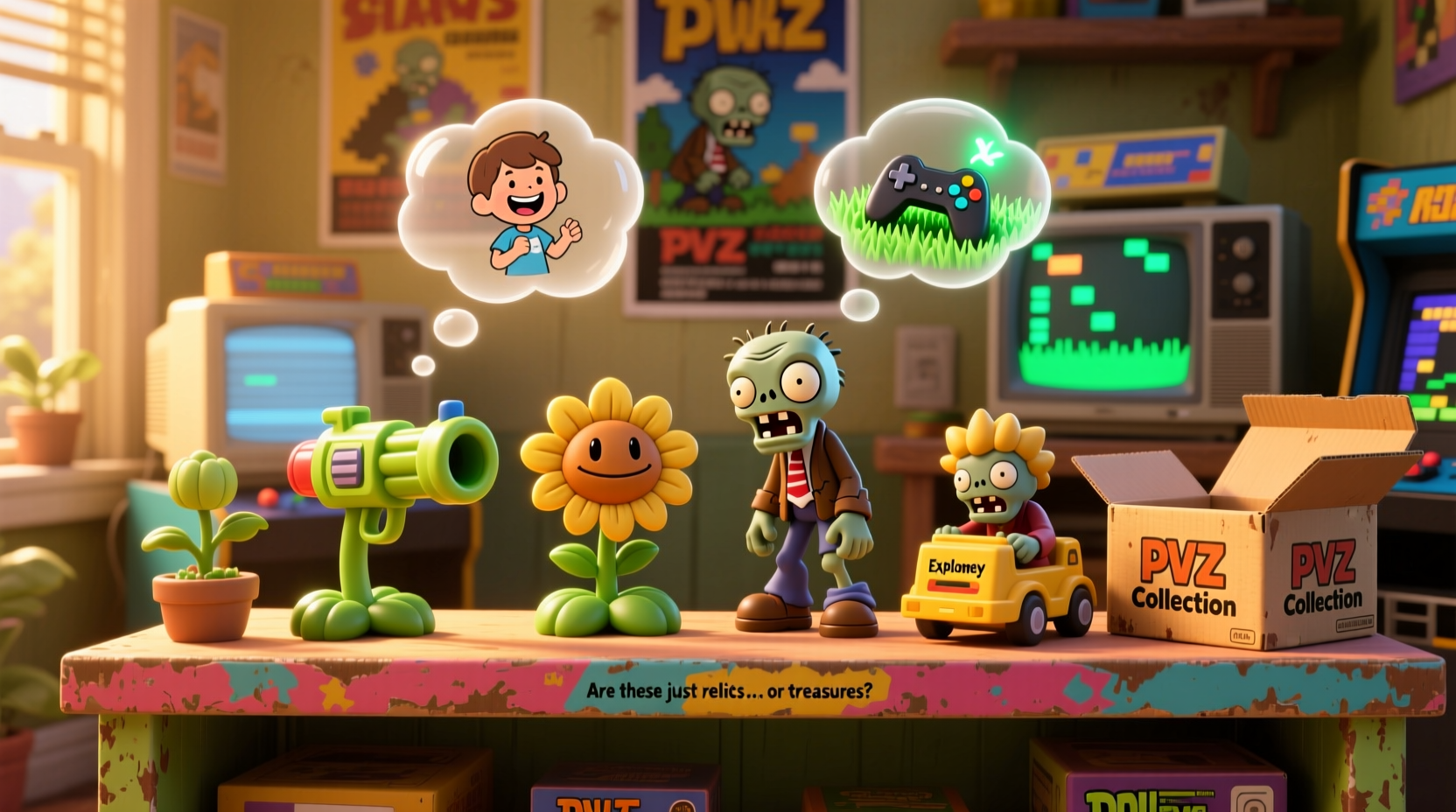 are plants vs zombies figures worth collecting or is it just nostalgia