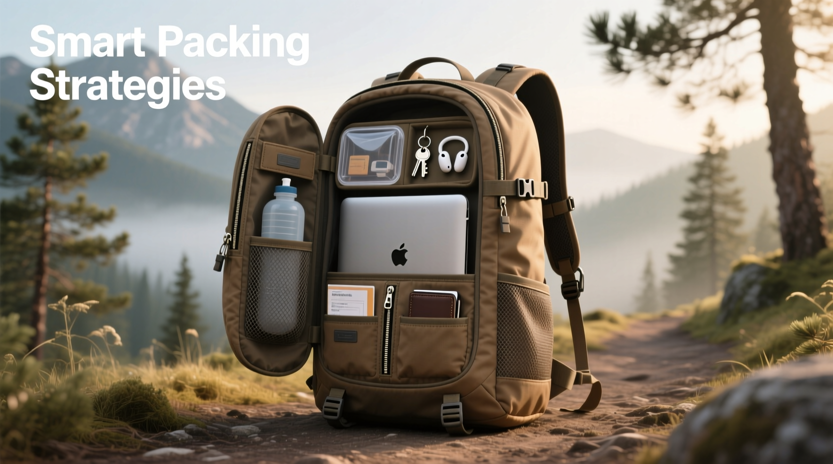 smart strategies to organize essentials efficiently in a large capacity day pack