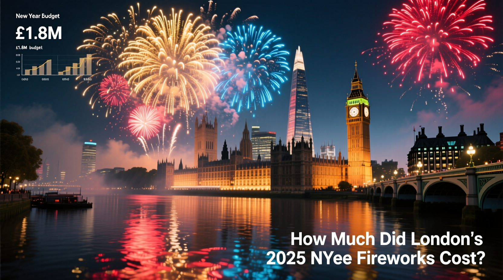 how much london new year fireworks