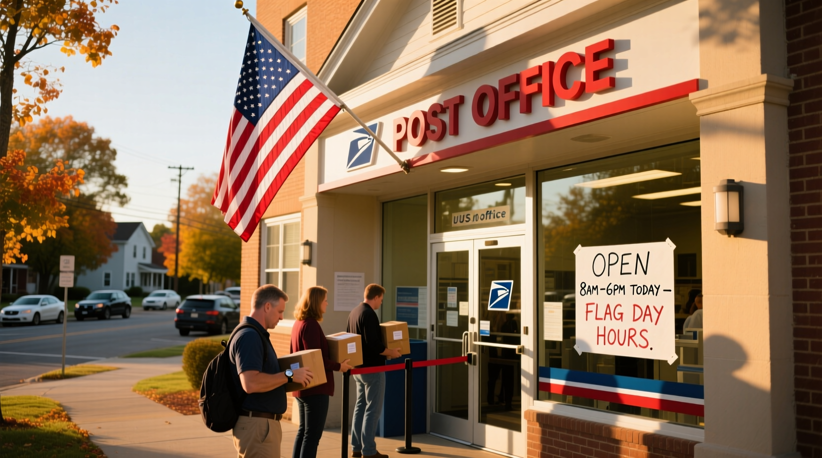 is the post office open on flag day
