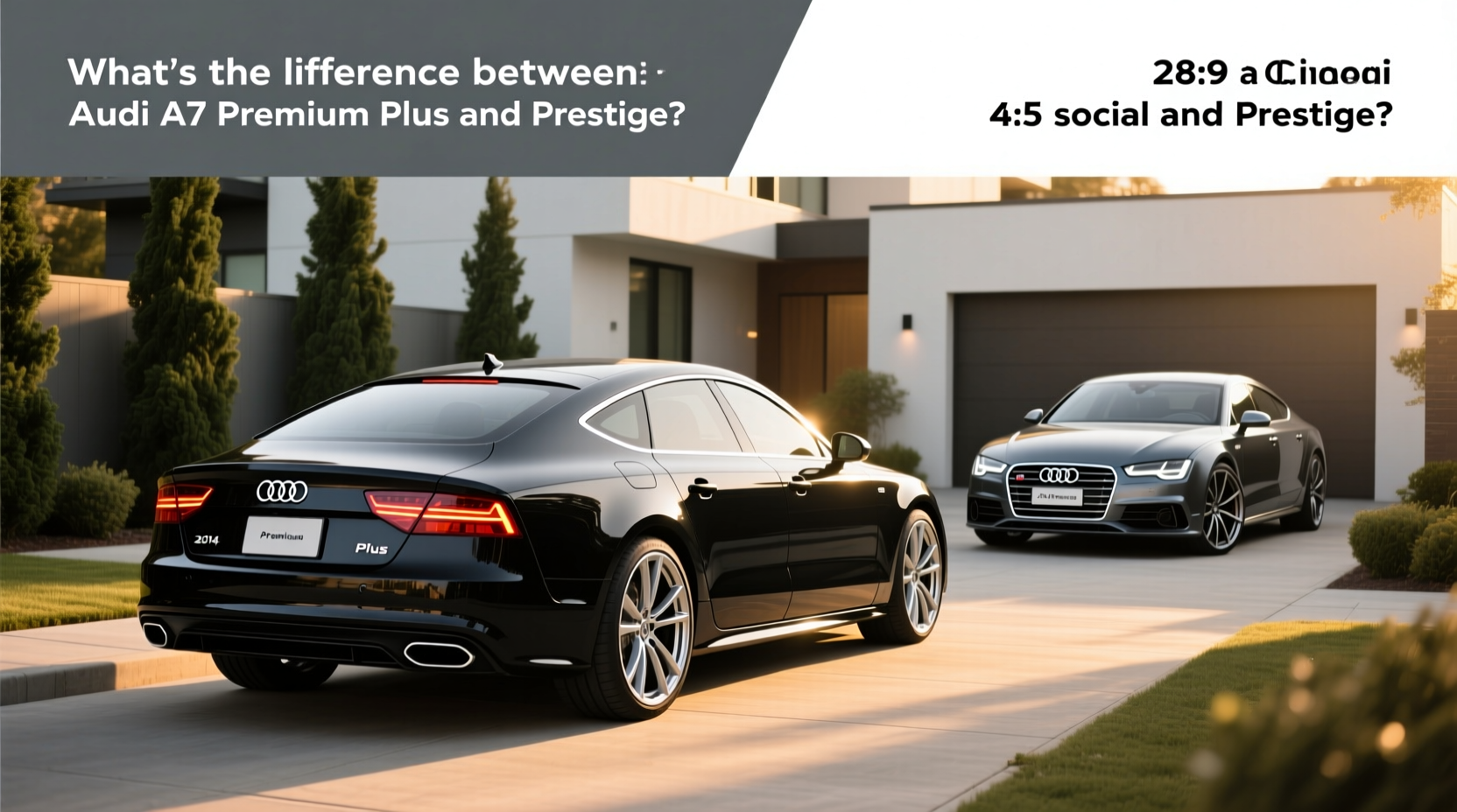 Audi A7 Premium Plus vs Prestige Trim Guide