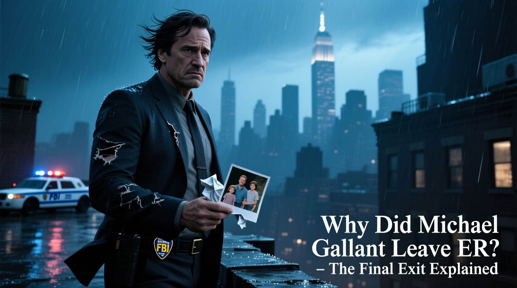 why did michael gallant leave er character exit explained