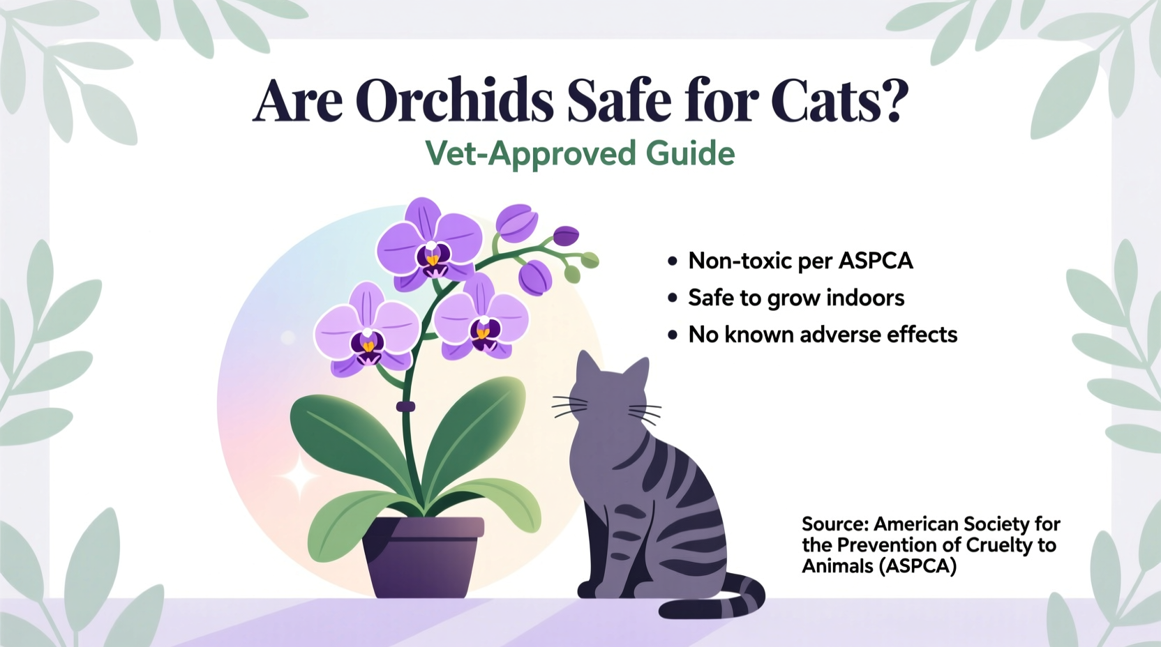 are orchids safe for cats