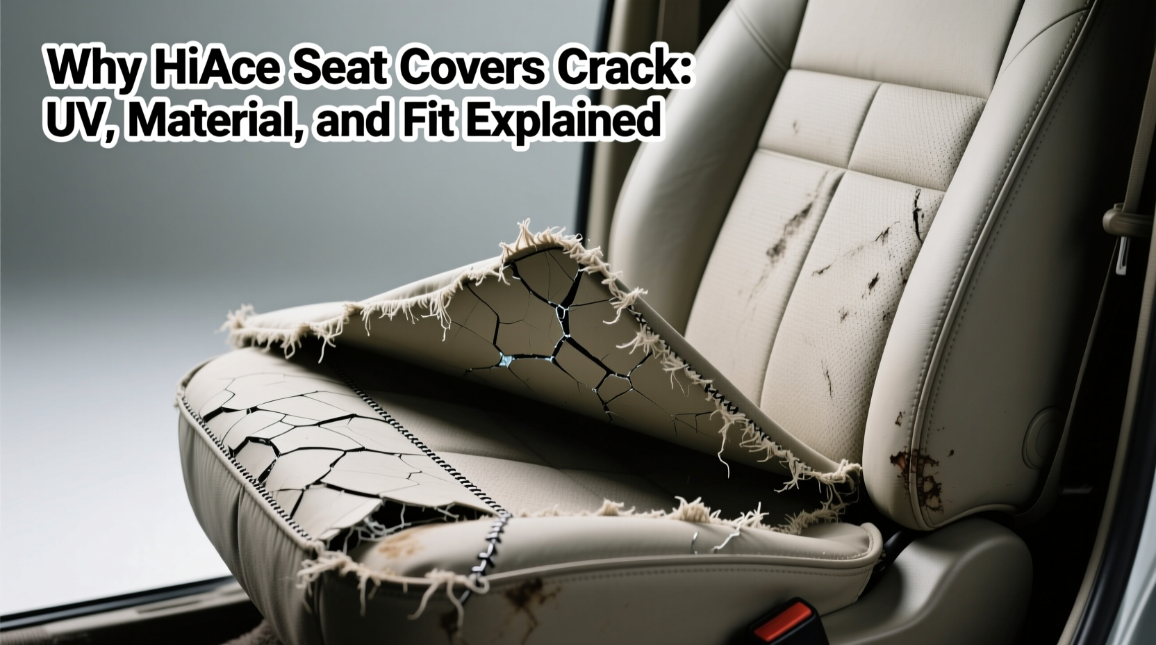 why hiace seat covers crack