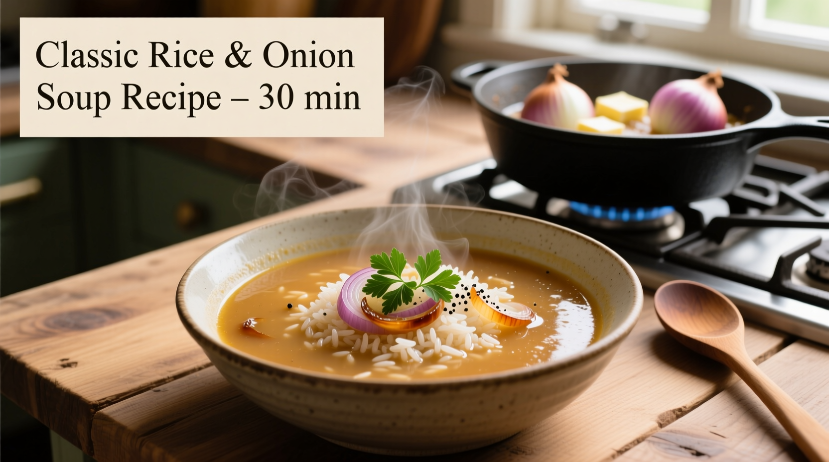 rice and onion soup recipe