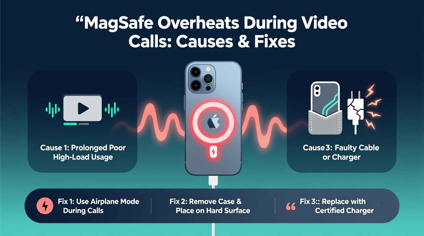 magsafe overheat video calls