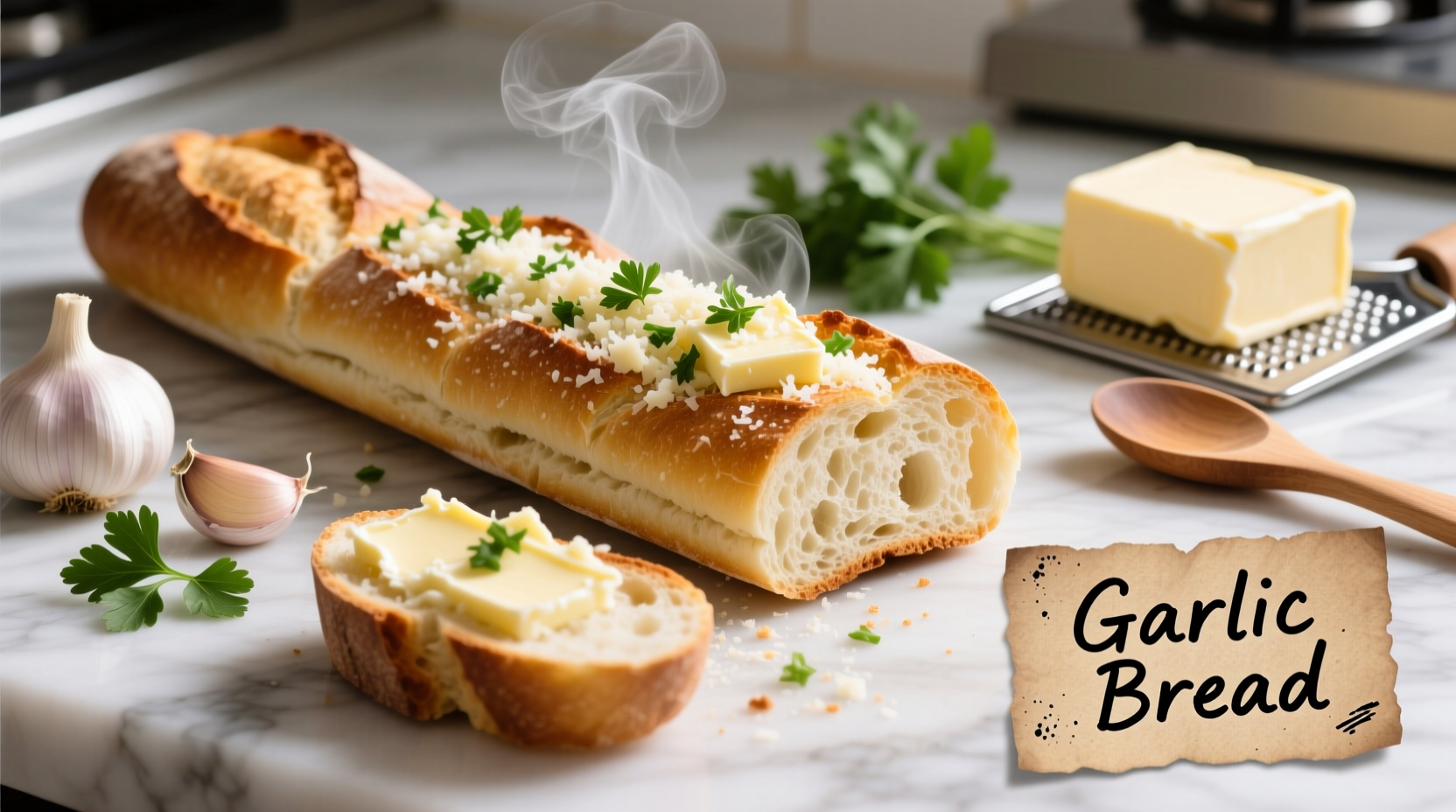 how to make homemade garlic bread