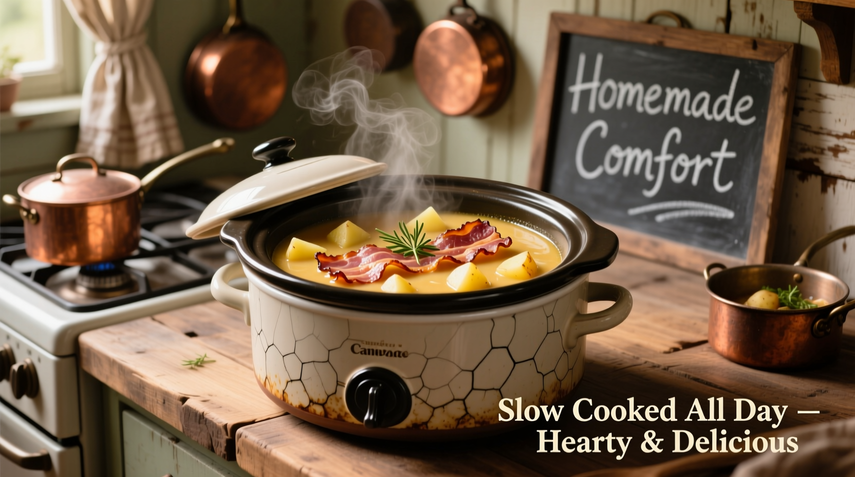 bacon and potato soup slow cooker