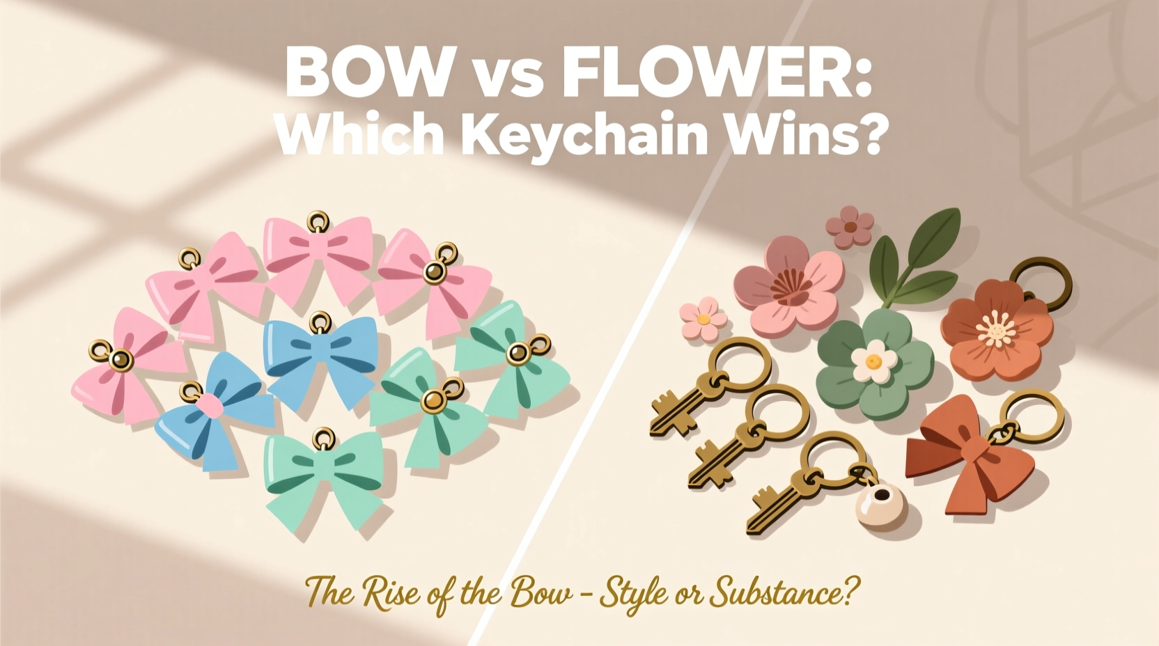 bow keychains are suddenly everywhere are they actually better than floral keychains