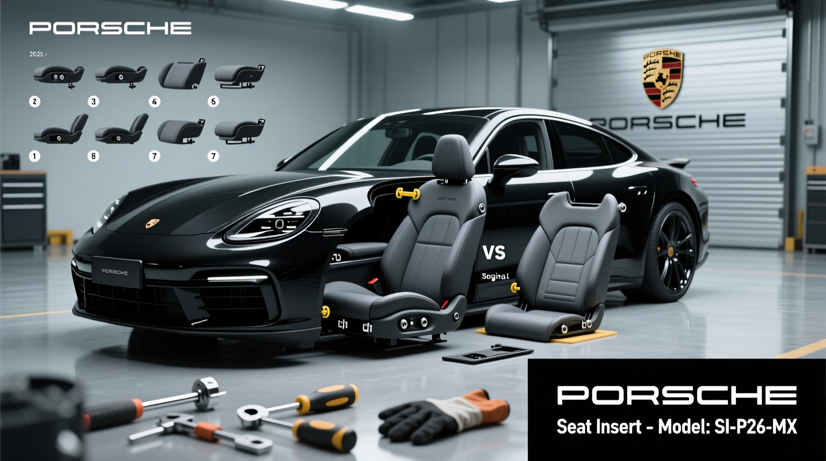 2026 porsche seat insert install