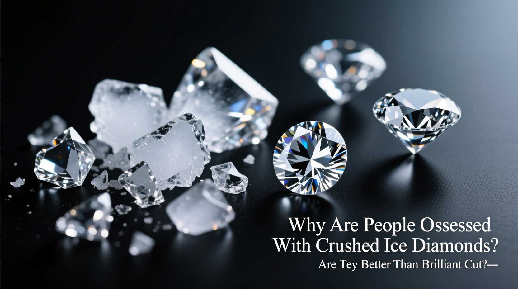 crushed ice diamonds why are people obsessed and are they better than brilliant cut