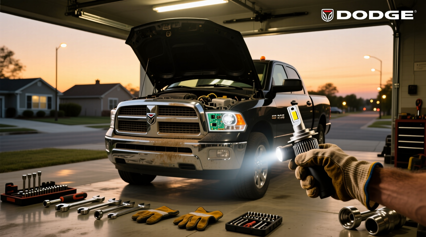 How to Replace Dodge Ram 1500 Headlight Bulb & Choose the Right Type