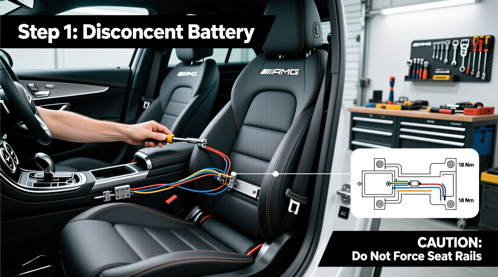 install amg seats w206