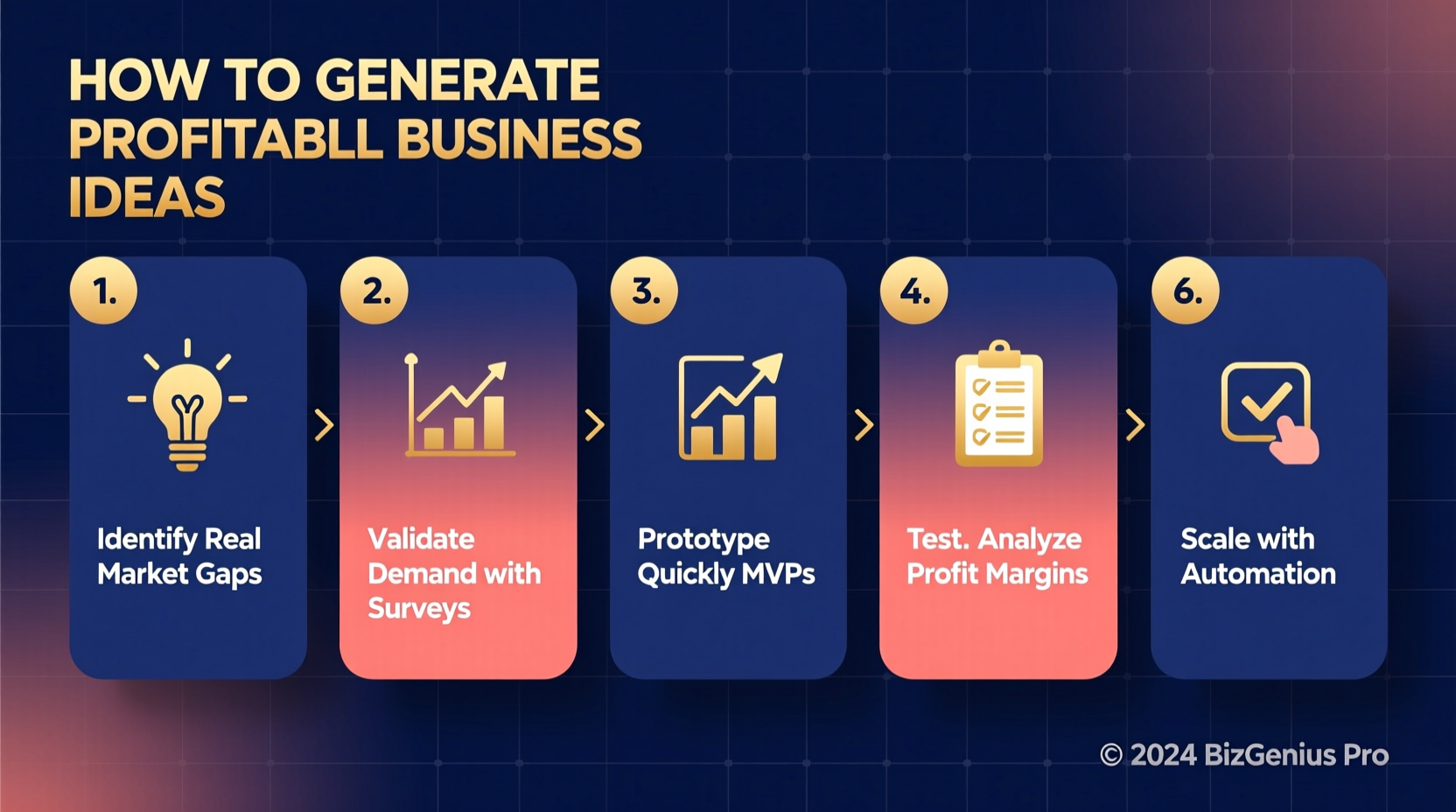 how to generate business ideas that turn into profitable ventures