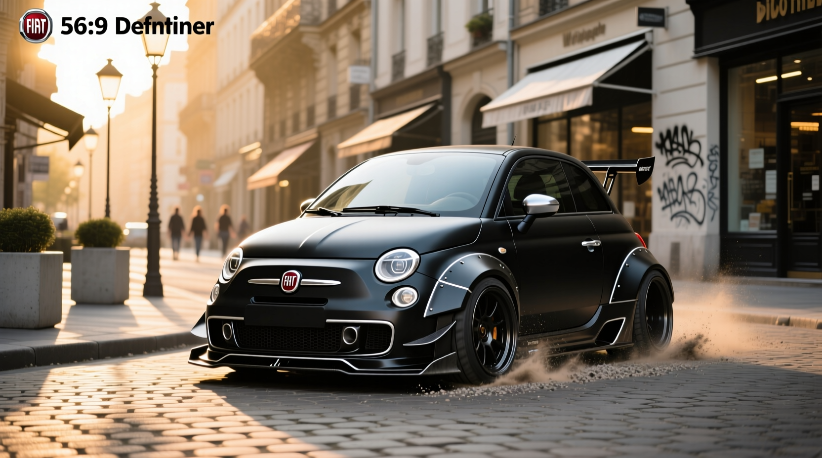 Fiat 500 Wide Body Kit