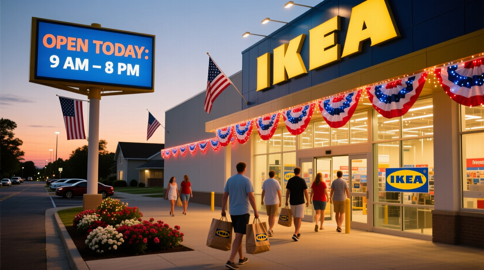 is ikea open on july 4