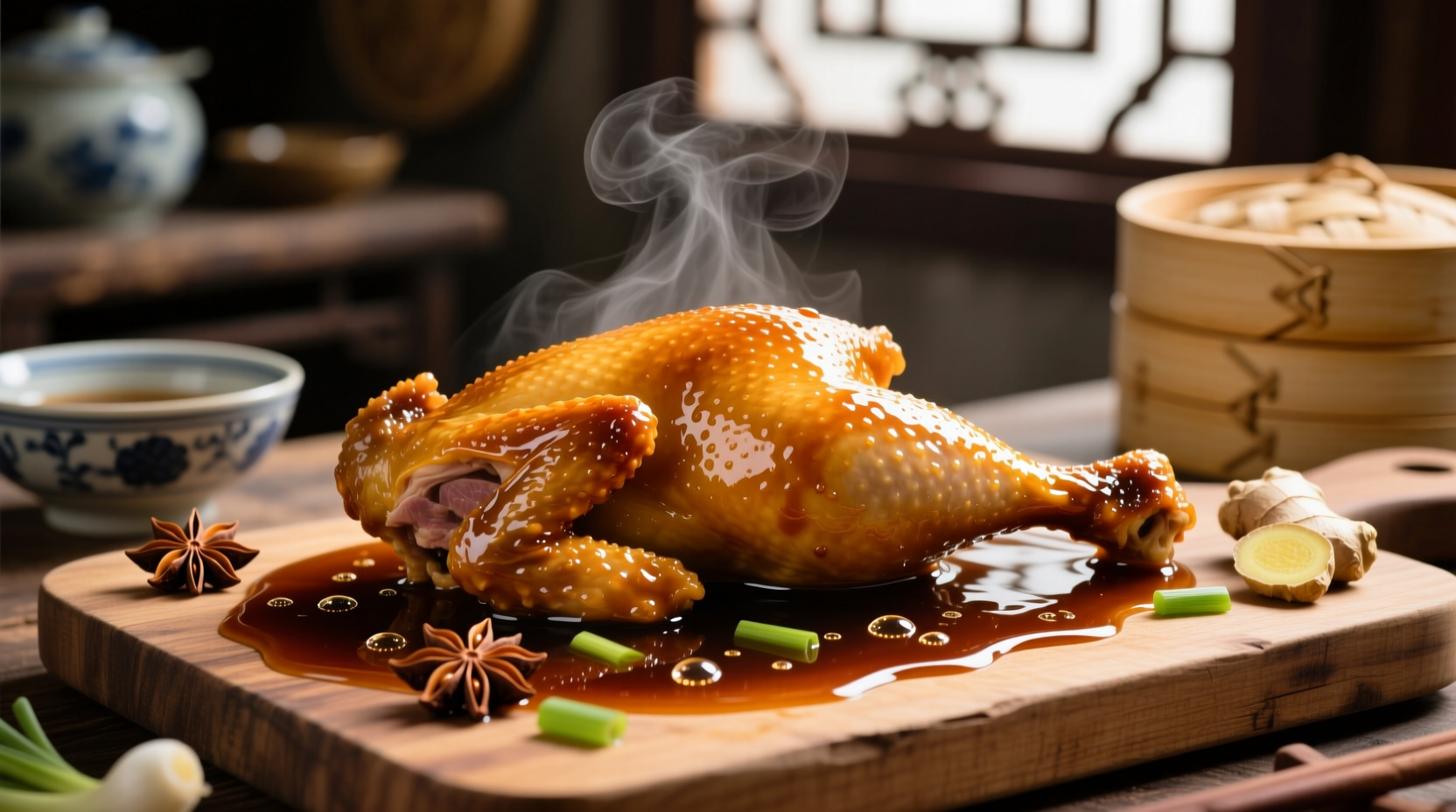 cola chicken cantonese style chicken poached in soy sauce and cola