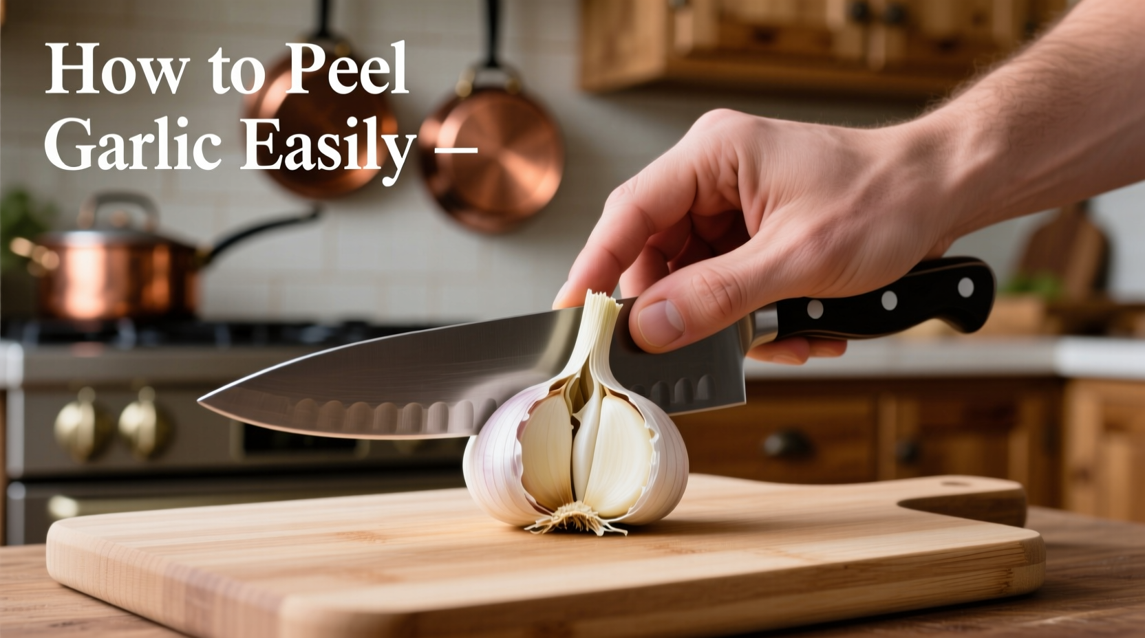 how do you peel garlic easy