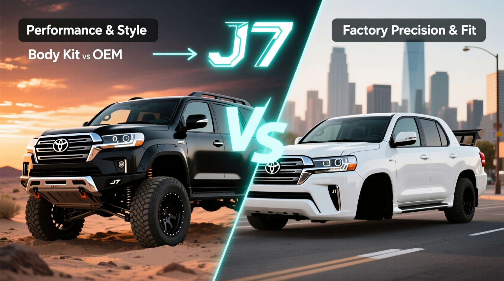 j7 body kit vs oem
