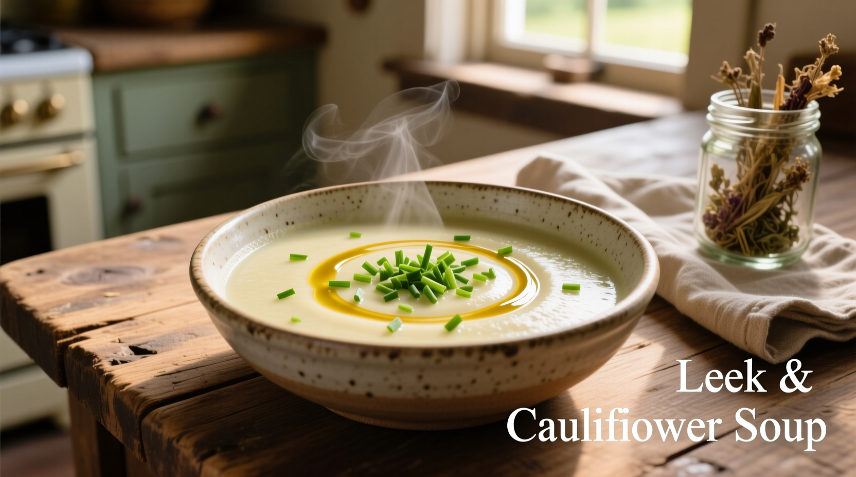 leek cauliflower soup