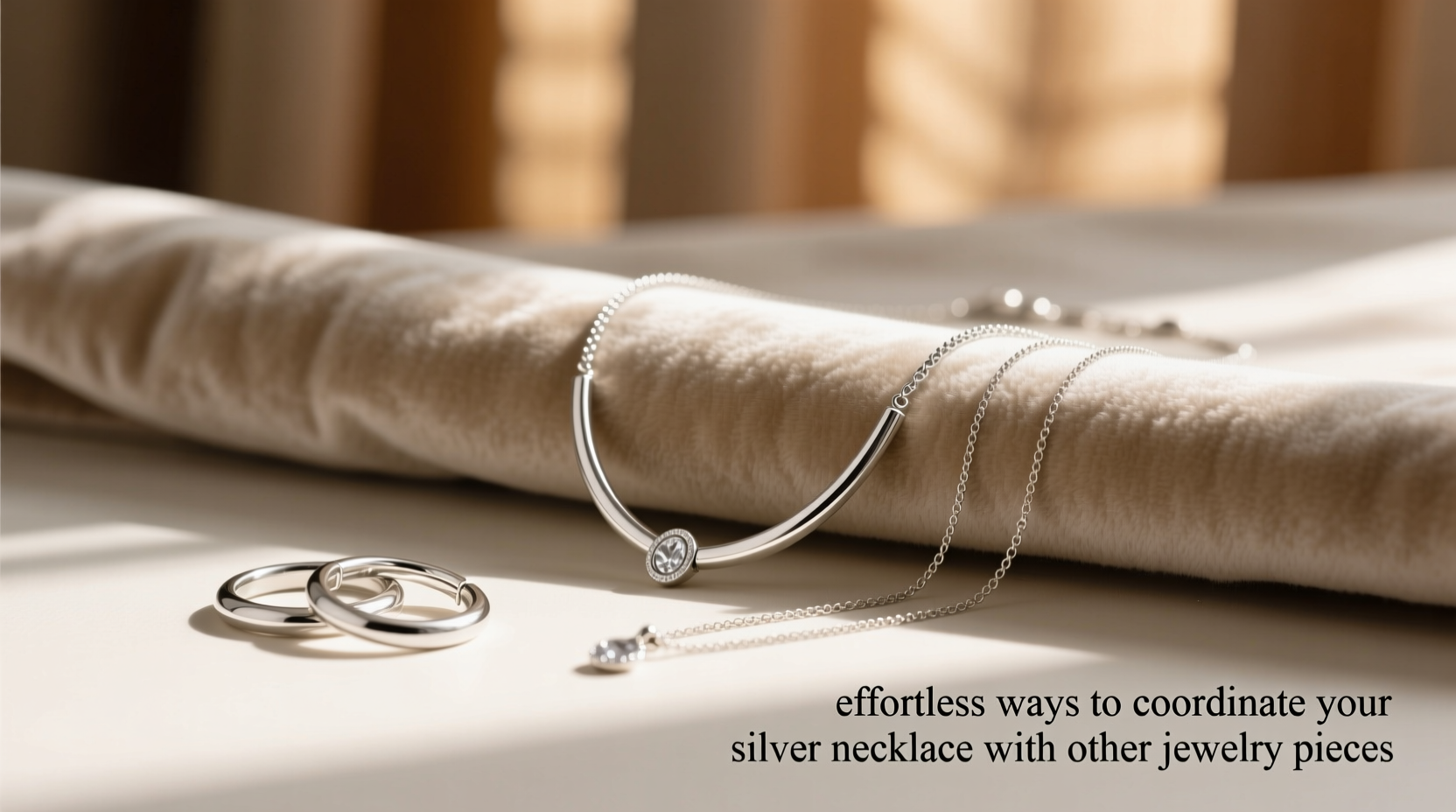 effortless ways to coordinate your silver necklace with other jewelry pieces