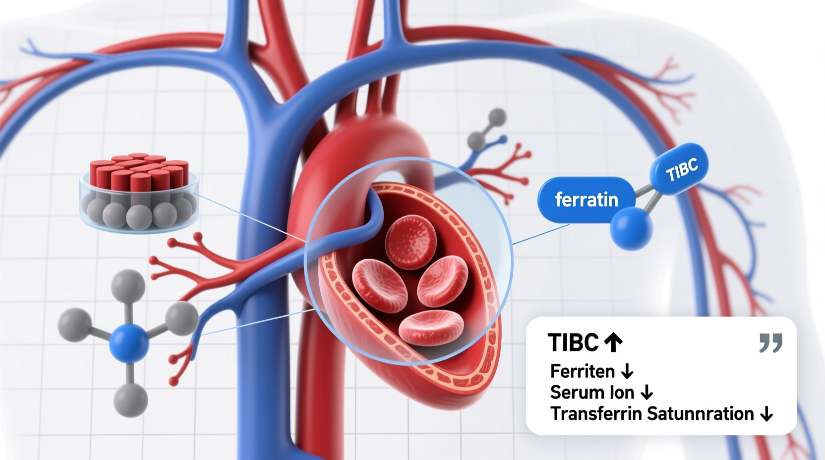 tibc high in iron deficiency anemia causes what it means