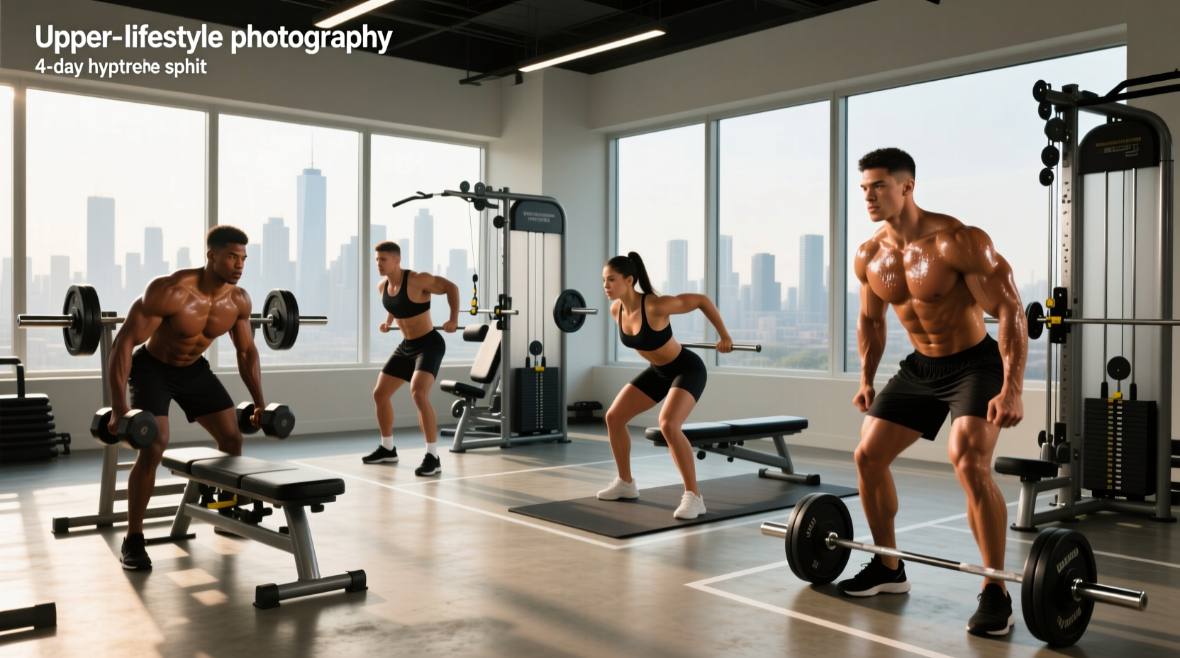 4 day split for muscle growth