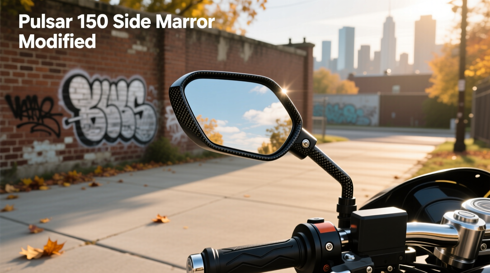 How to Modify Pulsar 150 Side Mirrors for Better Visibility & Style