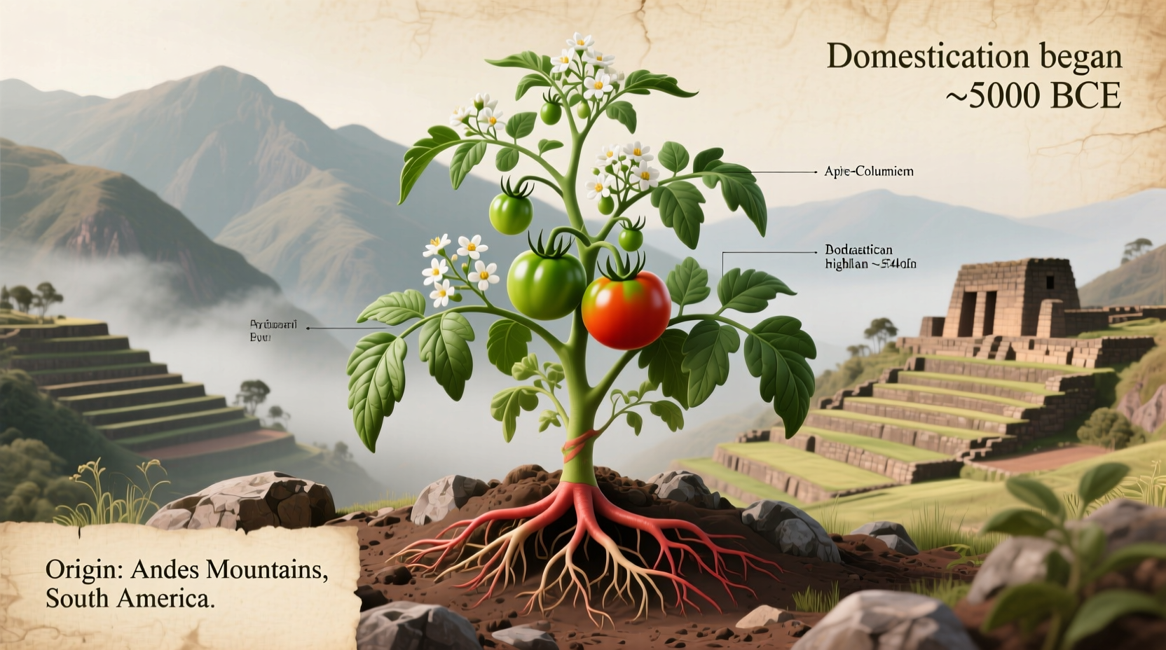 Tomato Plant Origin: Andean Roots to Global Staple