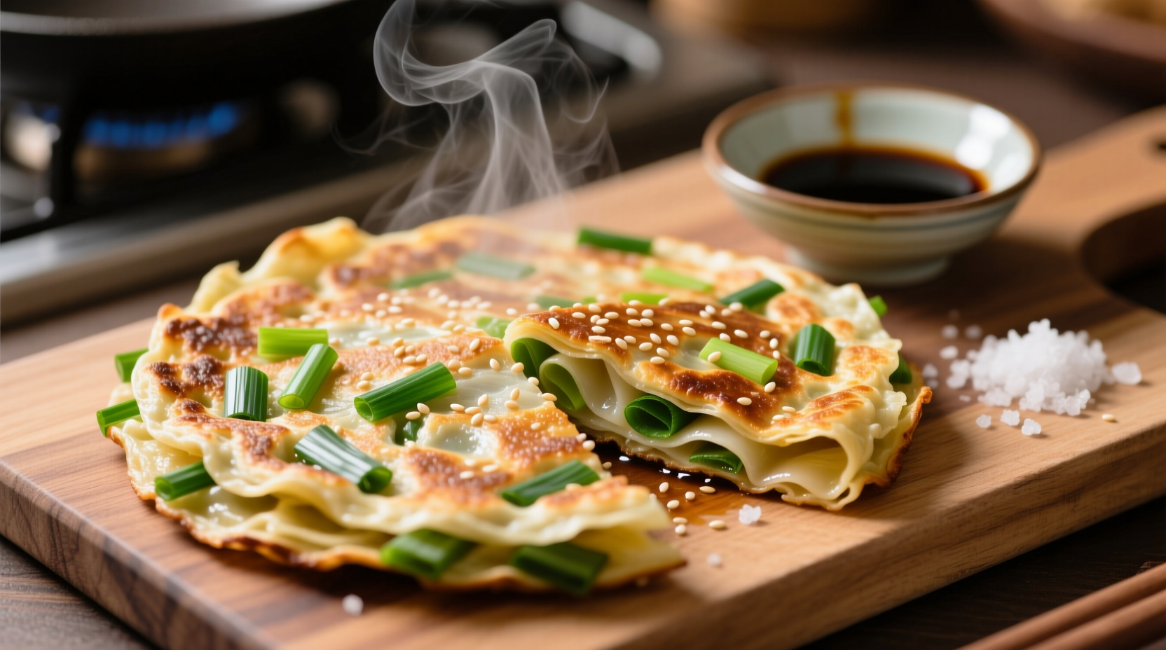 Perfect Green Onion Pancakes Recipe in 30 Minutes