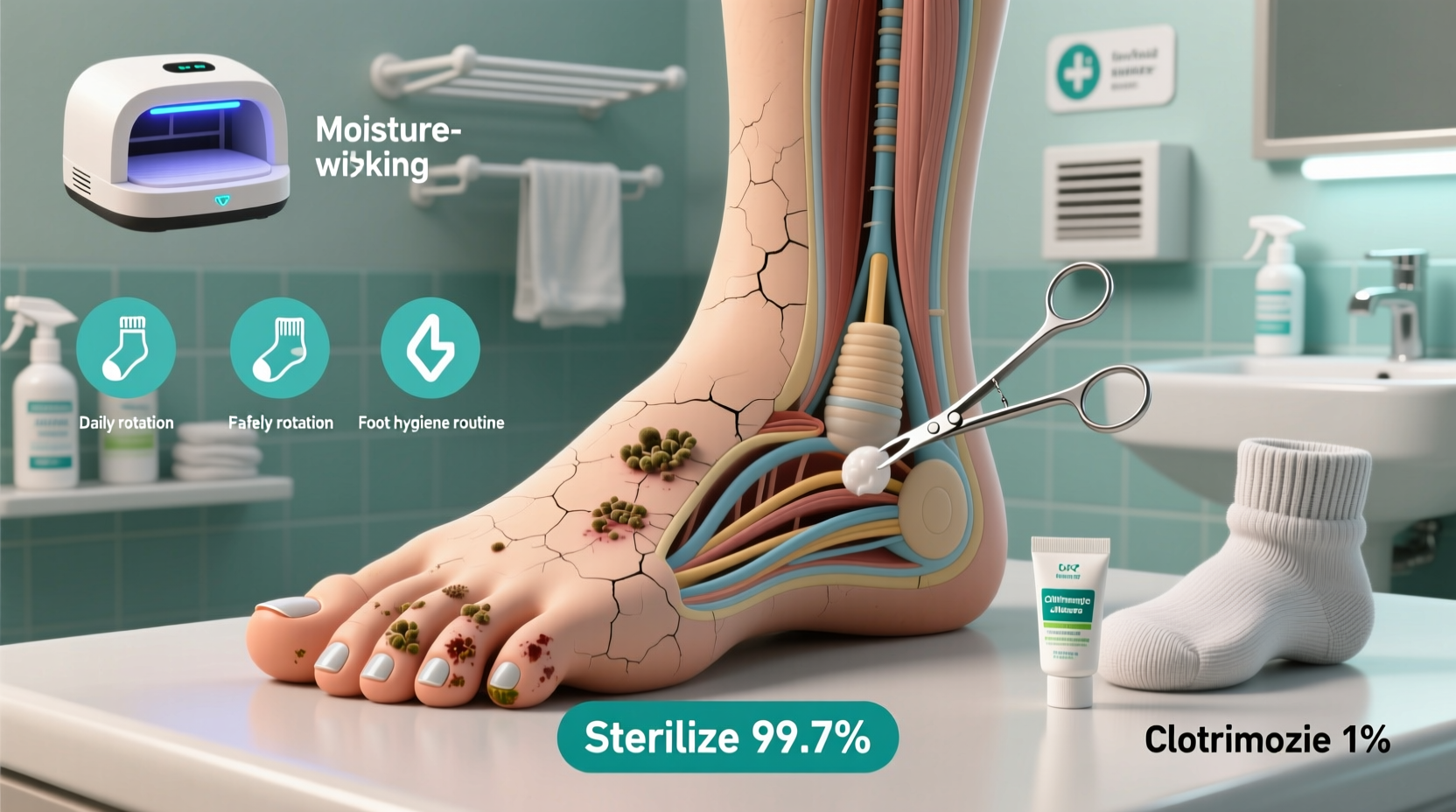 effective strategies to safely kill foot fungus and prevent recurrence