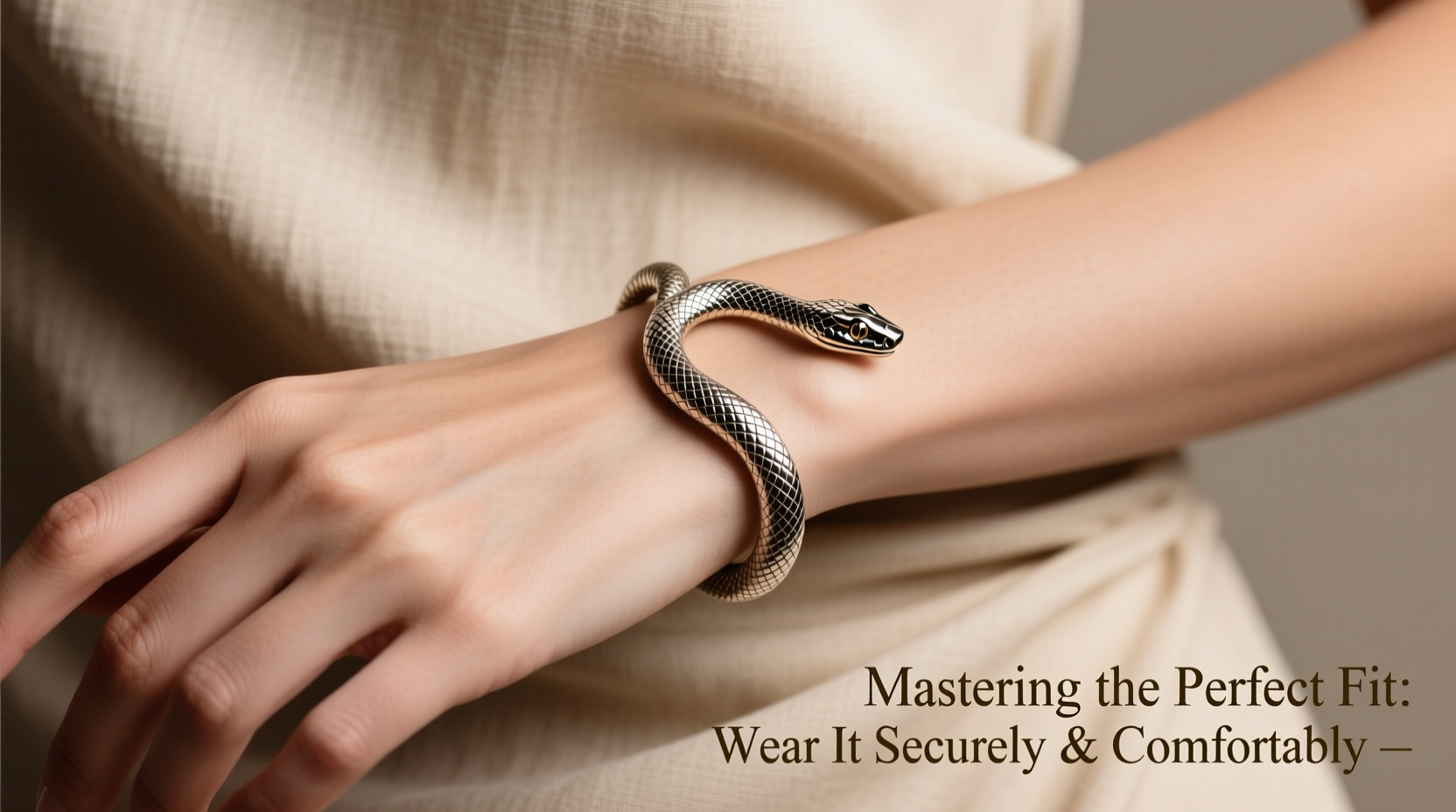 mastering the perfect fit tips for wearing a snake clasp bracelet securely and comfortably
