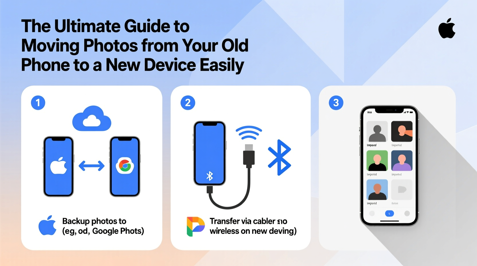 the ultimate guide to moving photos from your old phone to a new device easily
