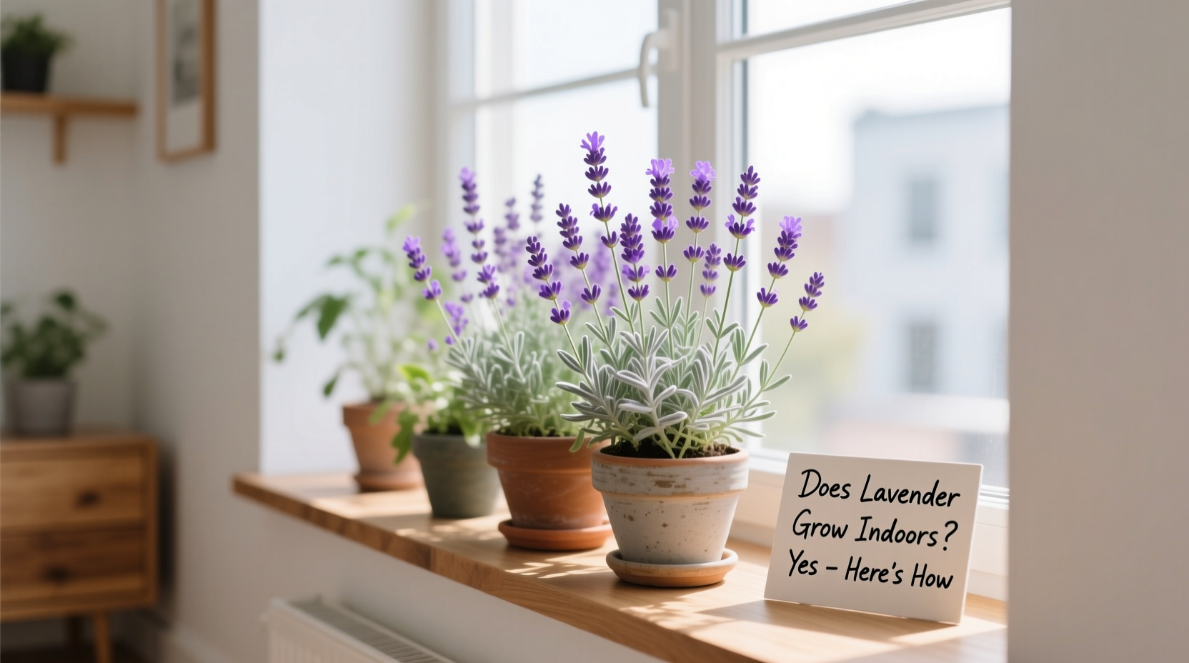 does lavender grow indoors