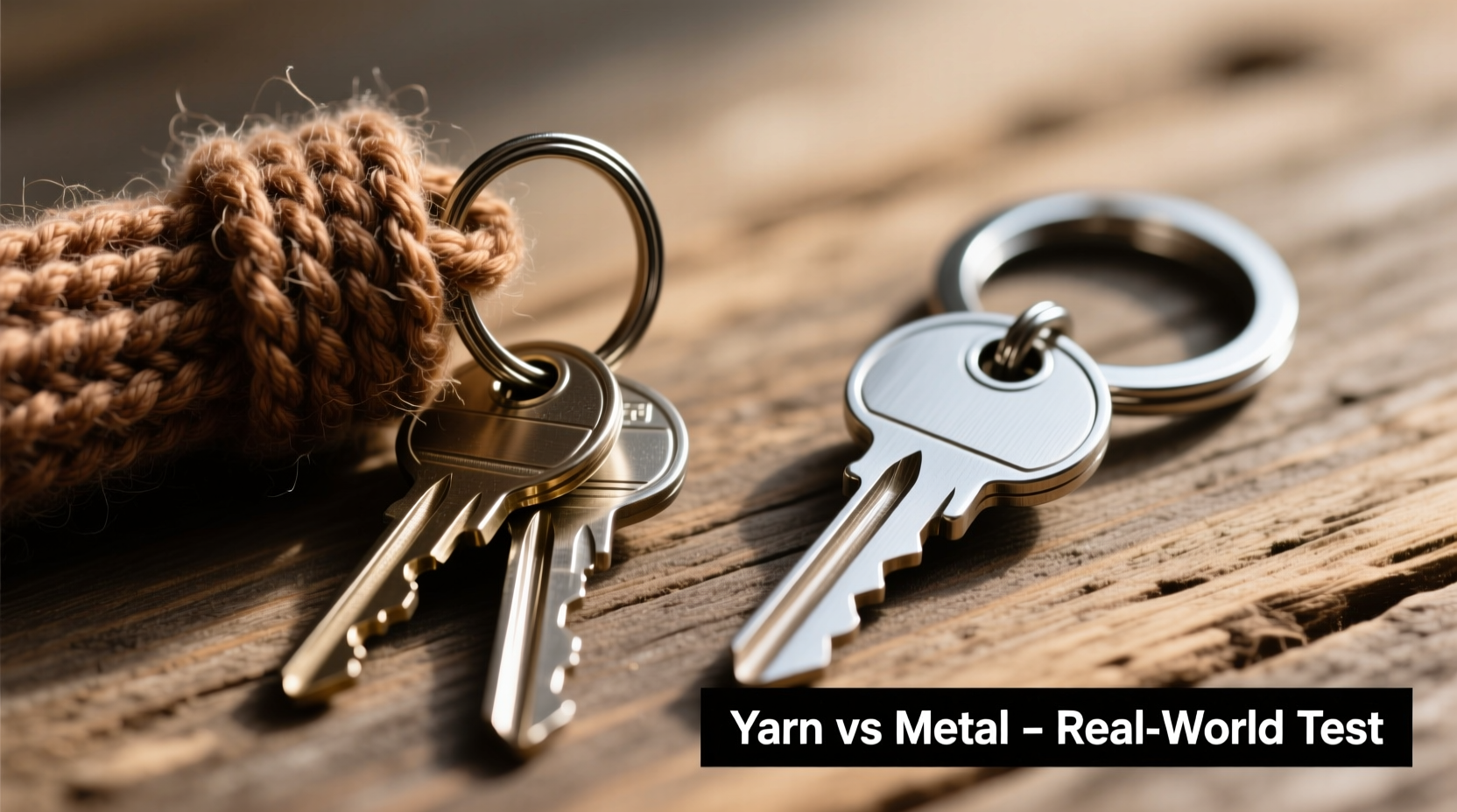 yarn vs metal keychains which one can actually handle my keys without falling apart