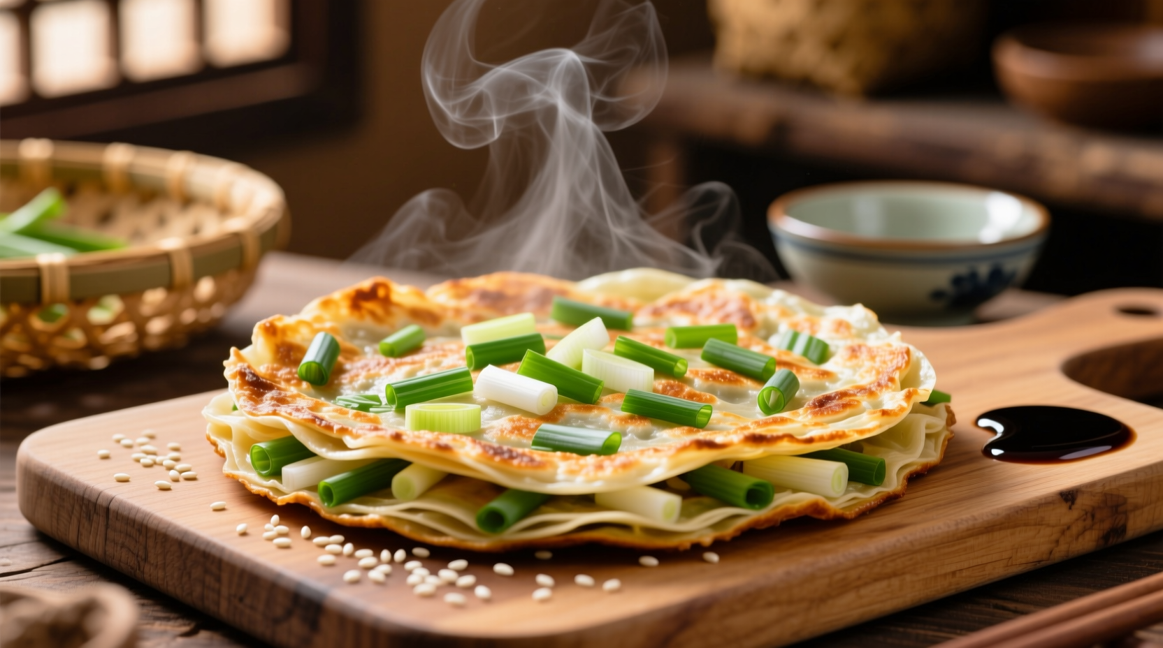 Chinese Green Onion Pancake: Authentic Recipe & Techniques