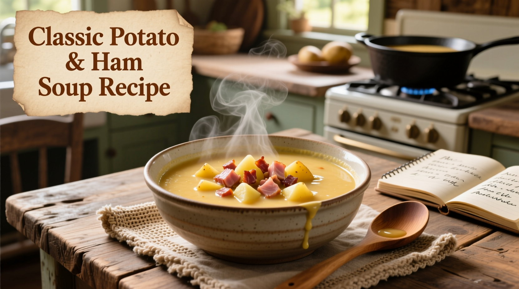 Perfect Potato Soup with Ham Recipe in 45 Minutes