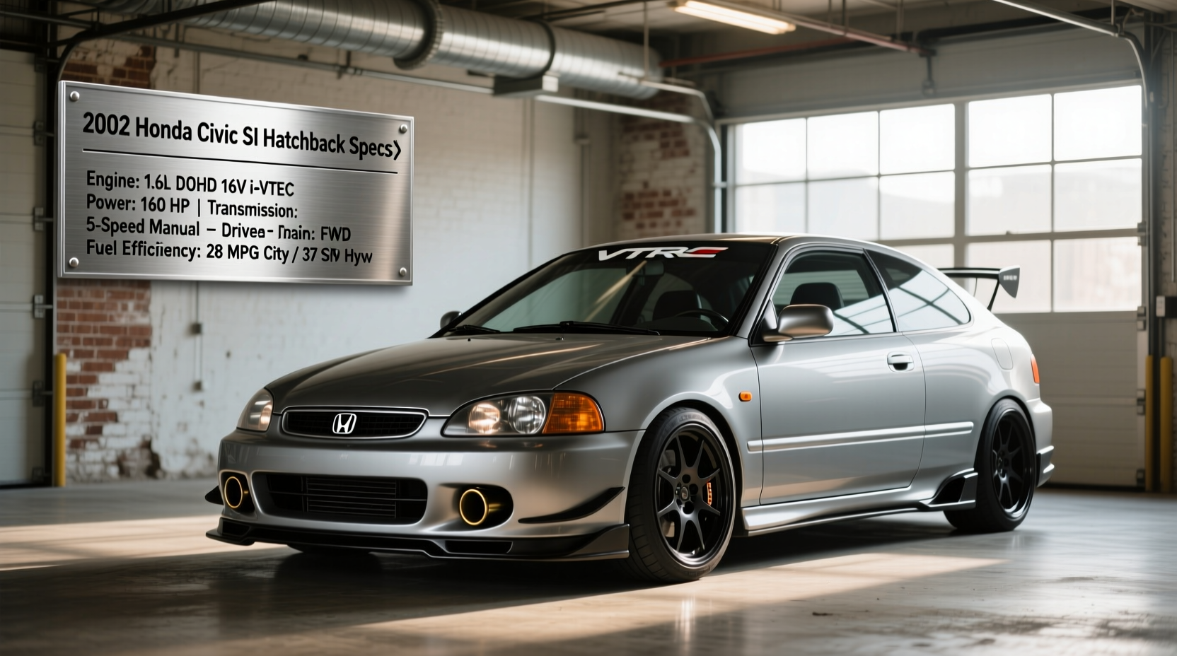 2002 civic si hatchback vtec key specs guide