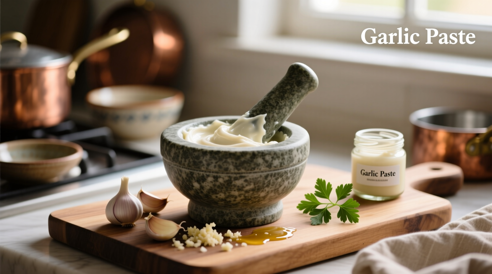 Perfect Garlic Paste Recipe: 3 Ingredients, 5 Minutes