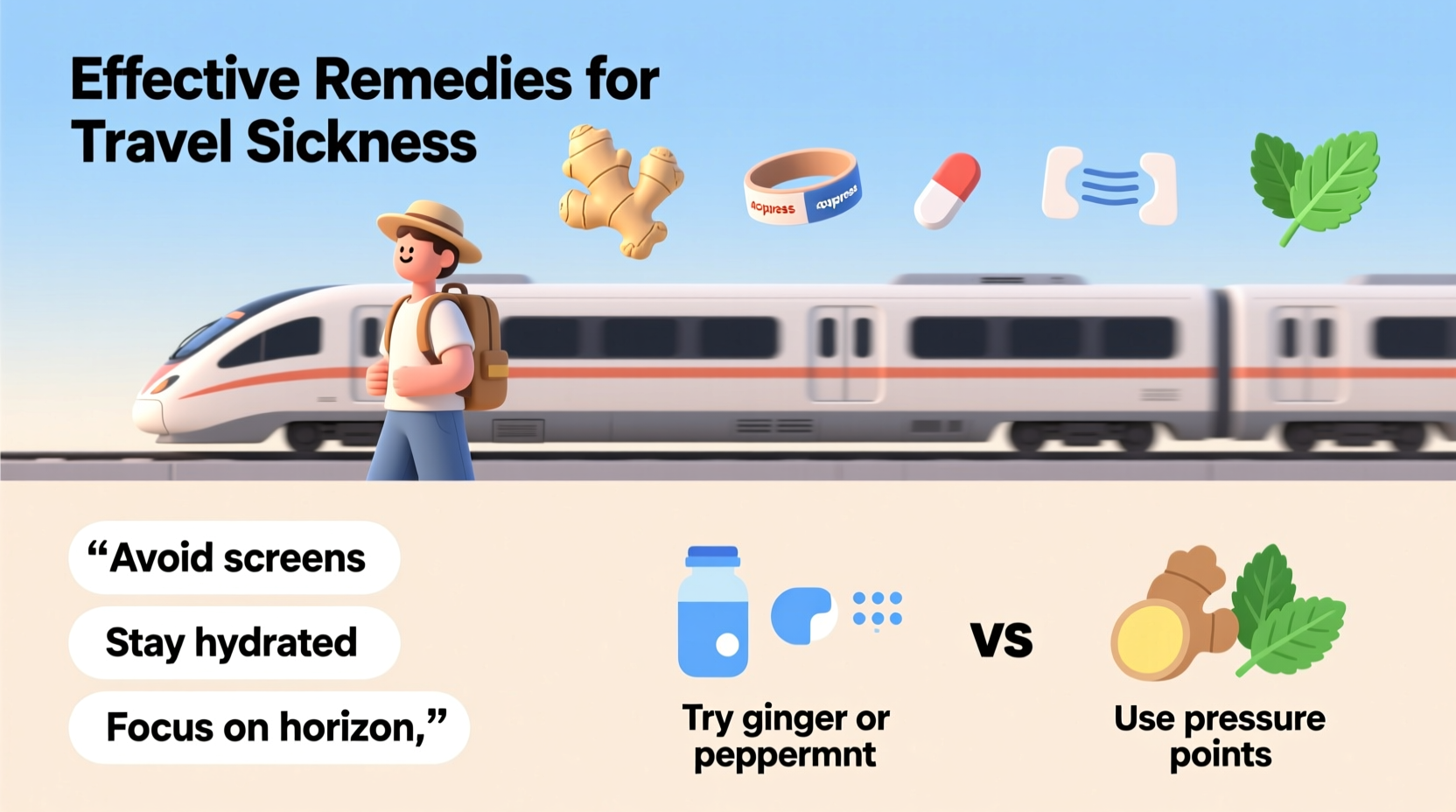 effective remedies for travel sickness to keep you comfortable on the go
