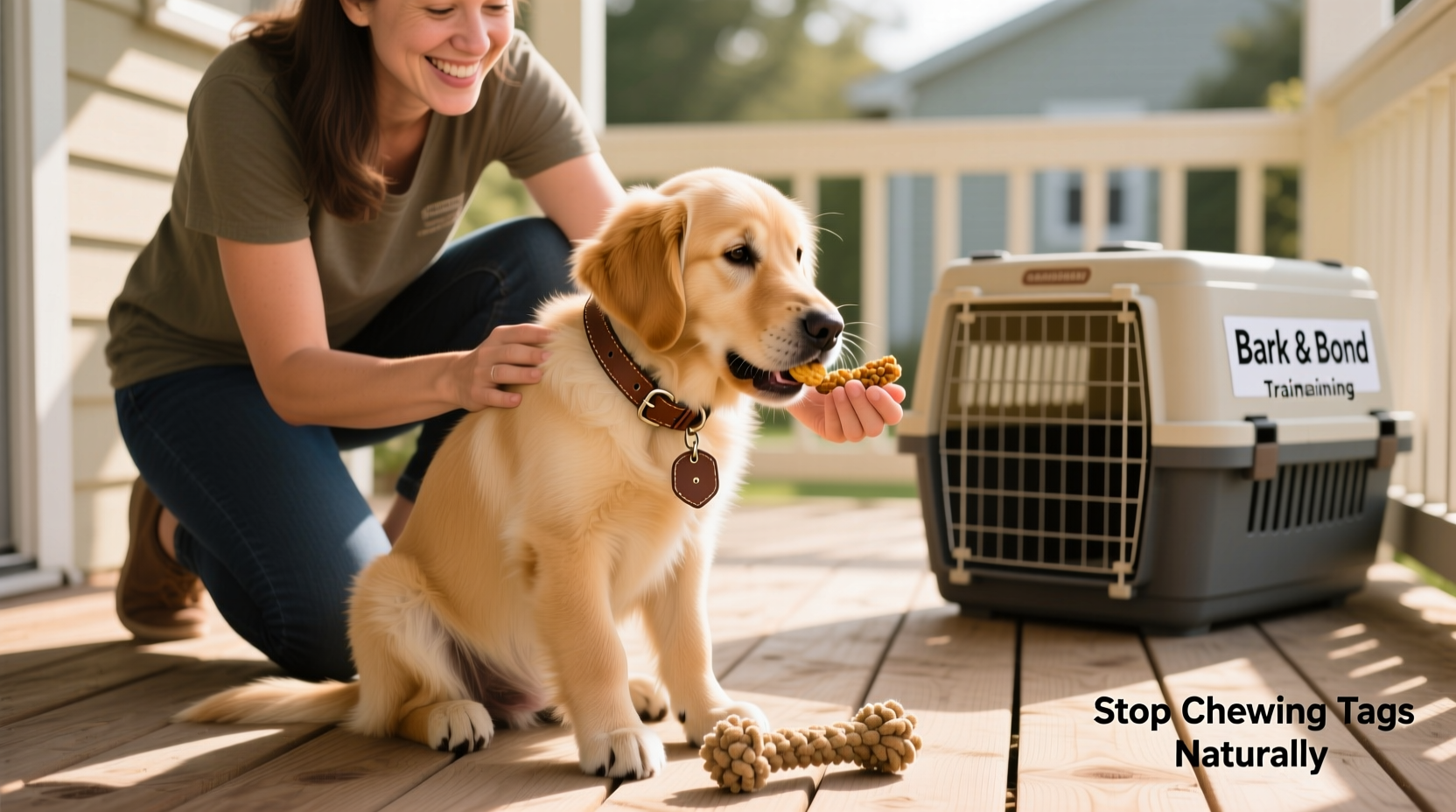 effective strategies to stop your dog from chewing on tags without stress