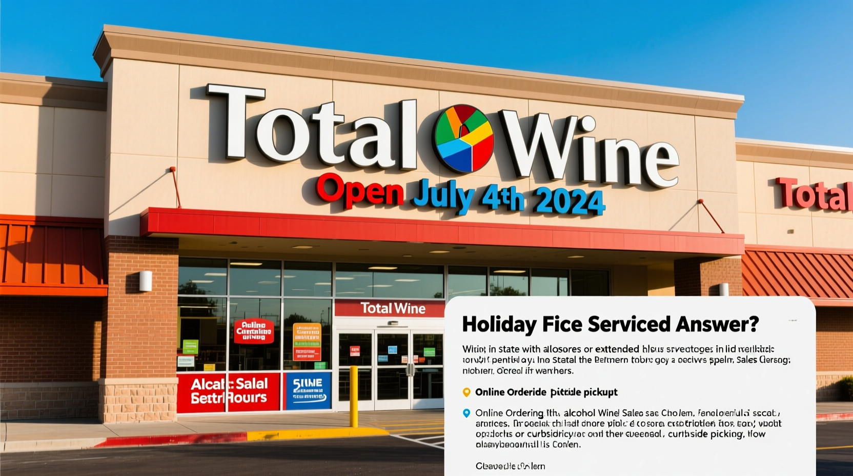 is total wine open on july 4th