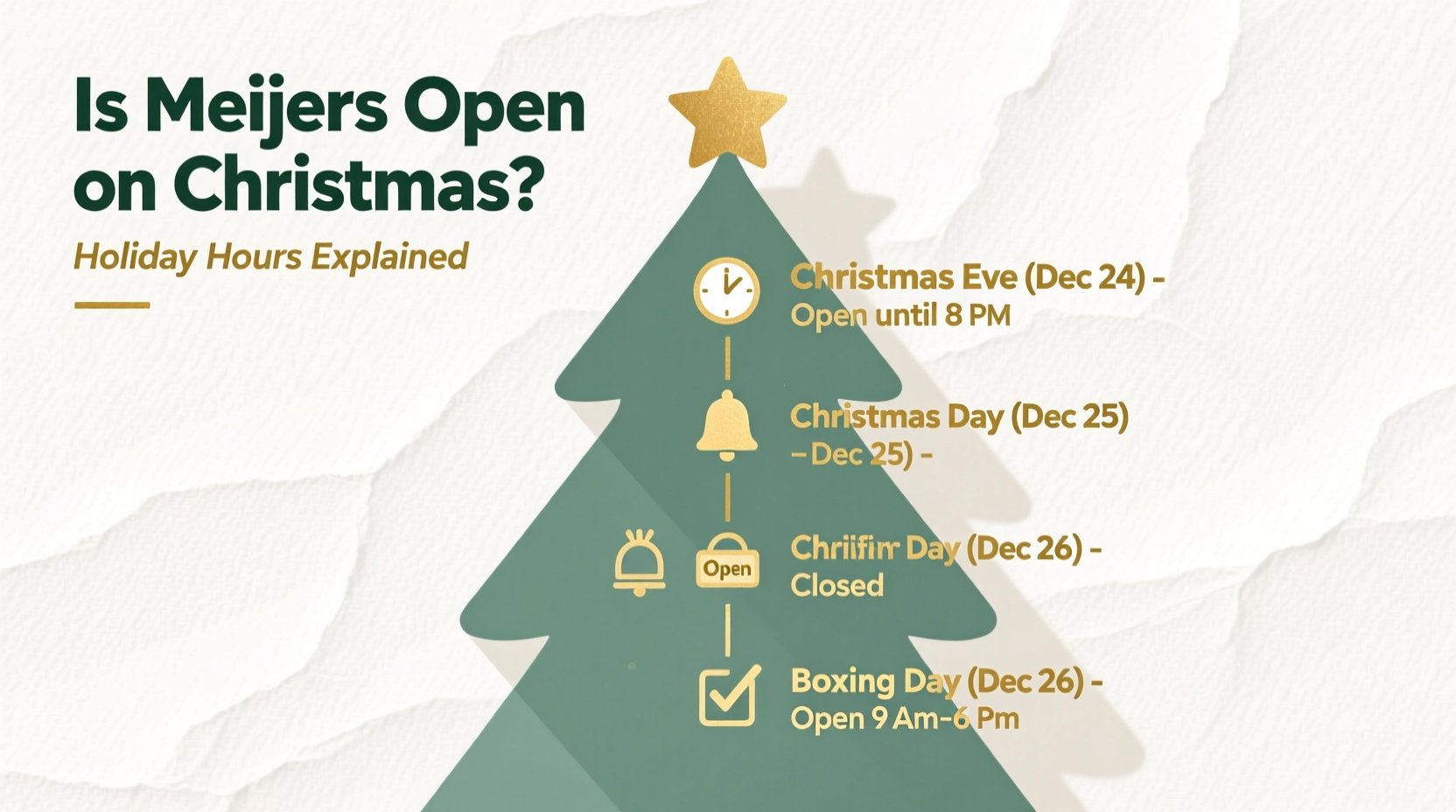 is meijers open on christmas