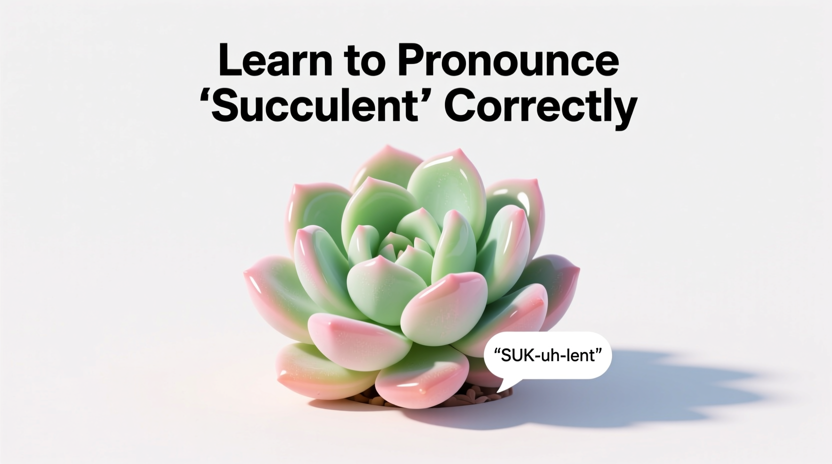 How to Pronounce Succulent Correctly